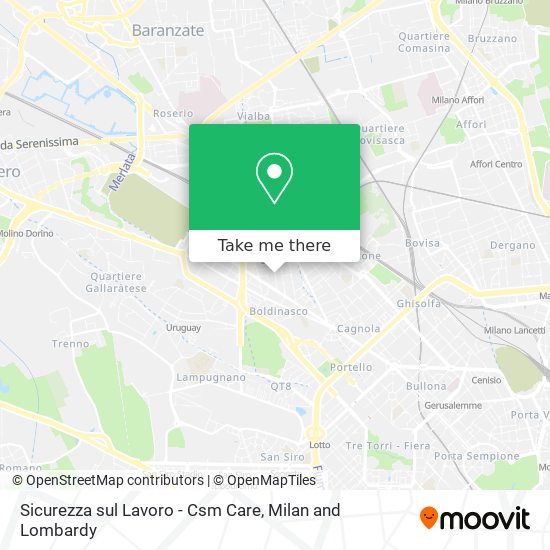 Sicurezza sul Lavoro - Csm Care map