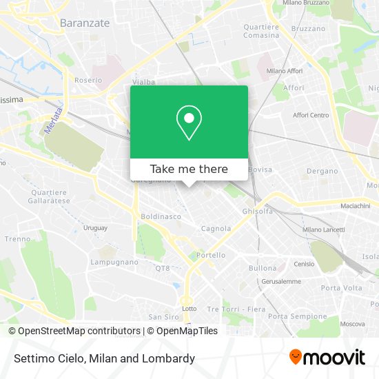 Settimo Cielo map
