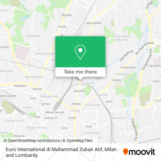 Euro International di Muhammad Zubair Atif map