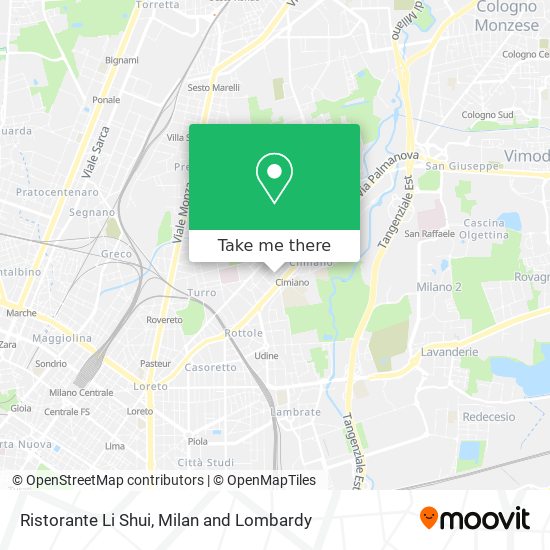 Ristorante Li Shui map