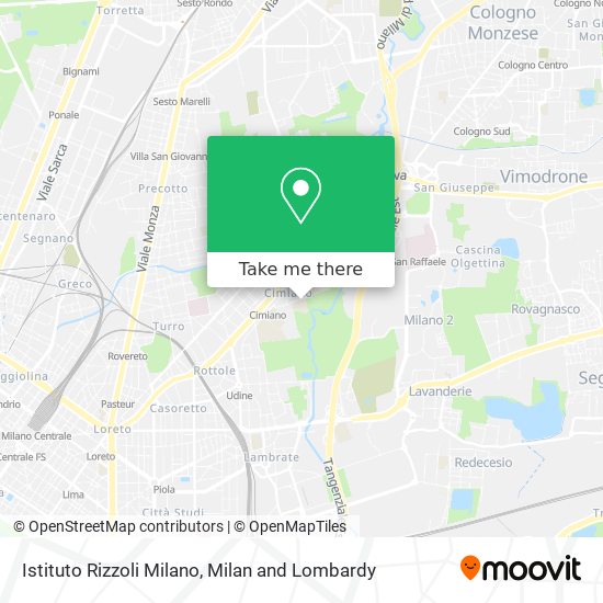Istituto Rizzoli Milano map