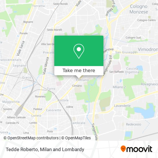 Tedde Roberto map