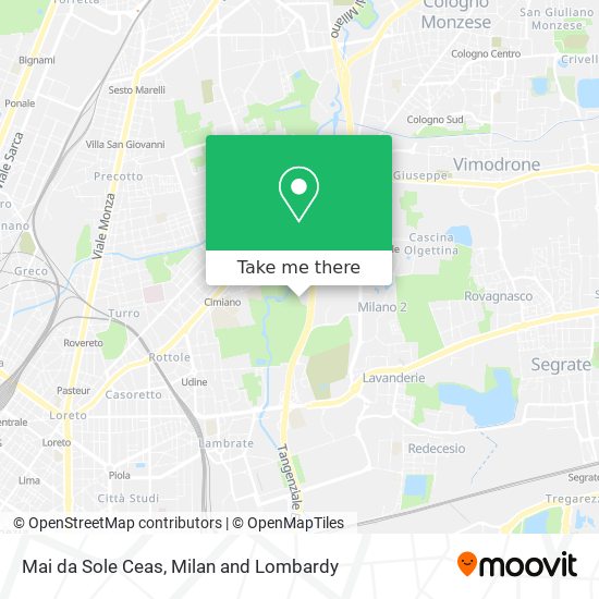 Mai da Sole Ceas map