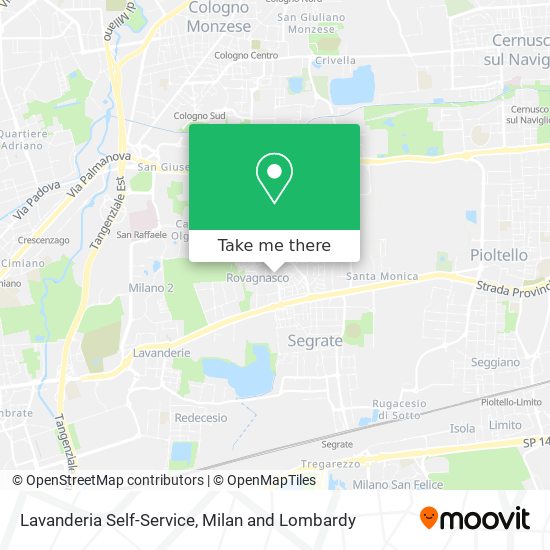 Lavanderia Self-Service map