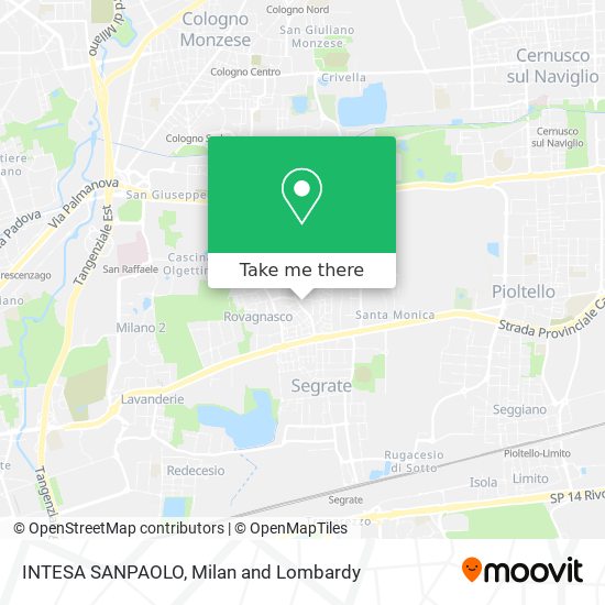 INTESA SANPAOLO map