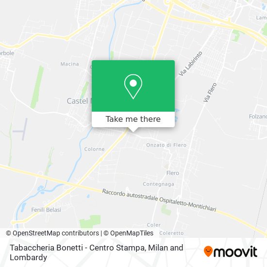 Tabaccheria Bonetti - Centro Stampa map