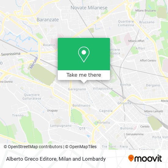 Alberto Greco Editore map