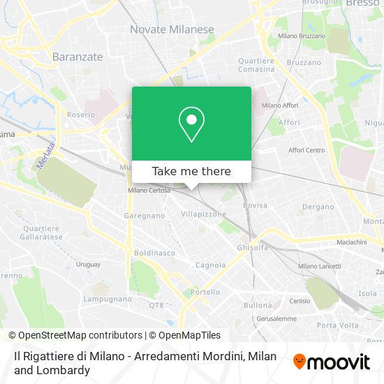 Il Rigattiere di Milano - Arredamenti Mordini map