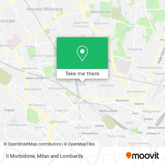 Il Morbidone map