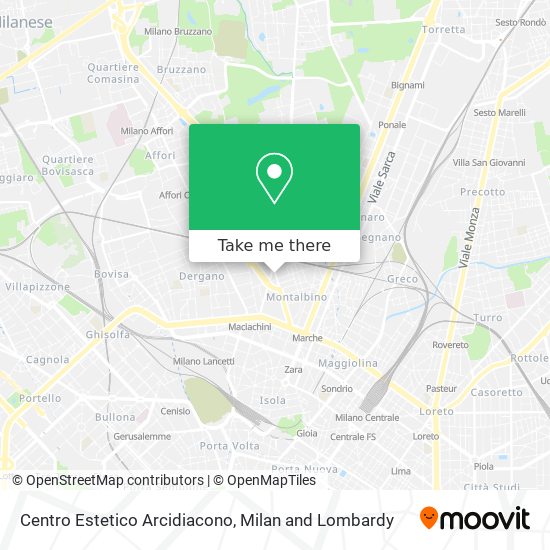 Centro Estetico Arcidiacono map