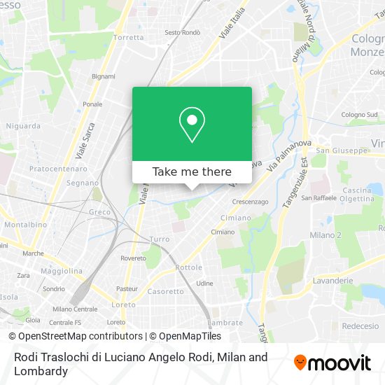 Rodi Traslochi di Luciano Angelo Rodi map