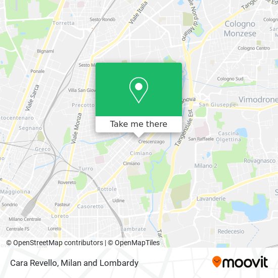 Cara Revello map