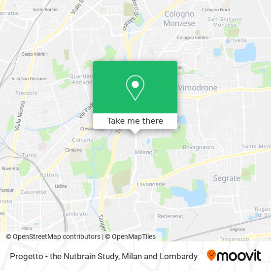 Progetto - the Nutbrain Study map