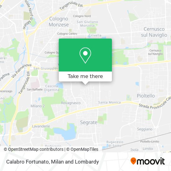 Calabro Fortunato map
