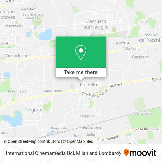 International Cinemamedia Uci map