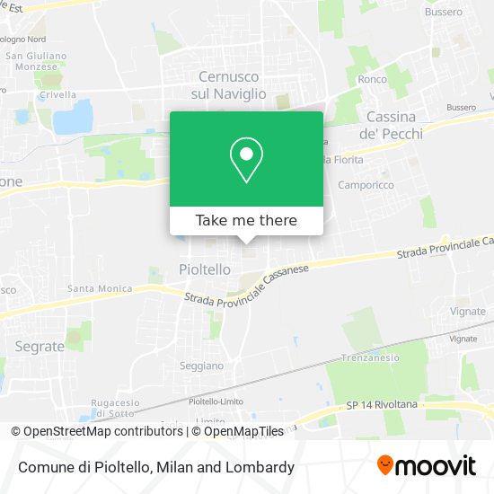 Comune di Pioltello map