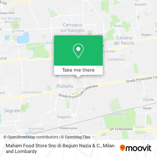 Maham Food Store Snc di Begum Nazia & C. map