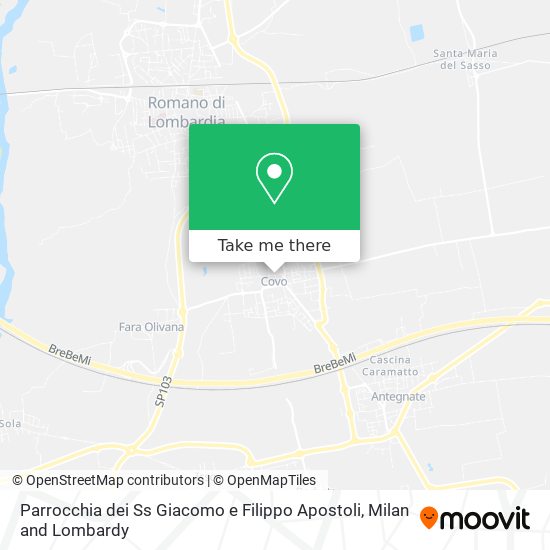 Parrocchia dei Ss Giacomo e Filippo Apostoli map