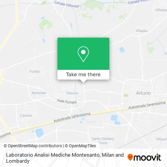 Laboratorio Analisi Mediche Montesanto map