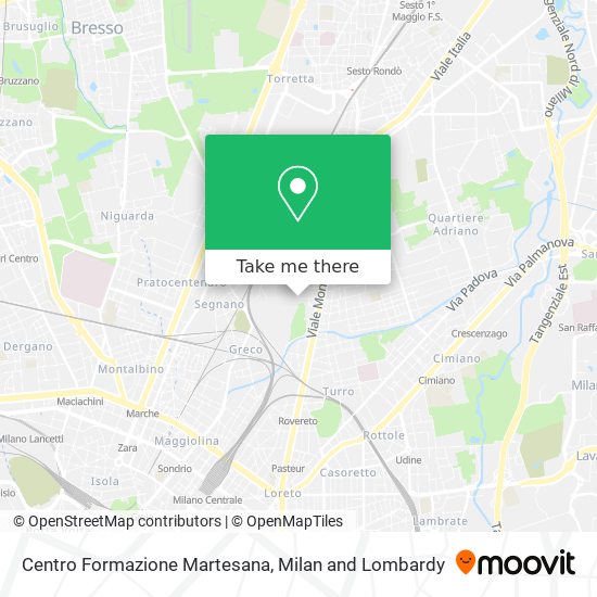 Centro Formazione Martesana map