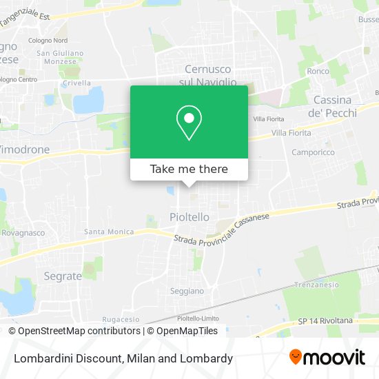 Lombardini Discount map