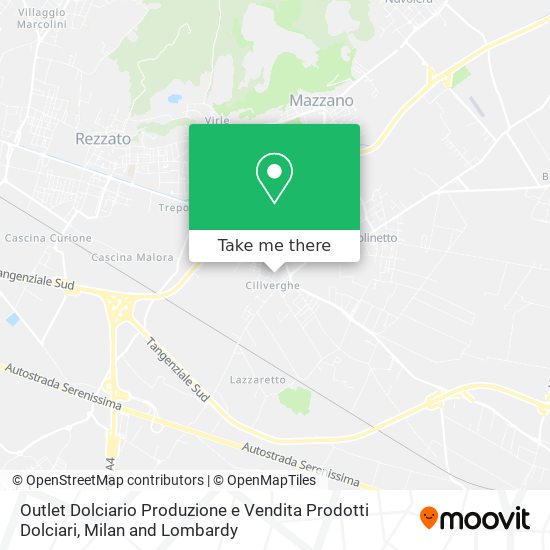 Outlet Dolciario Produzione e Vendita Prodotti Dolciari map