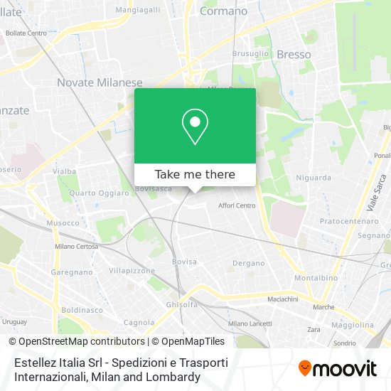 Estellez Italia Srl - Spedizioni e Trasporti Internazionali map
