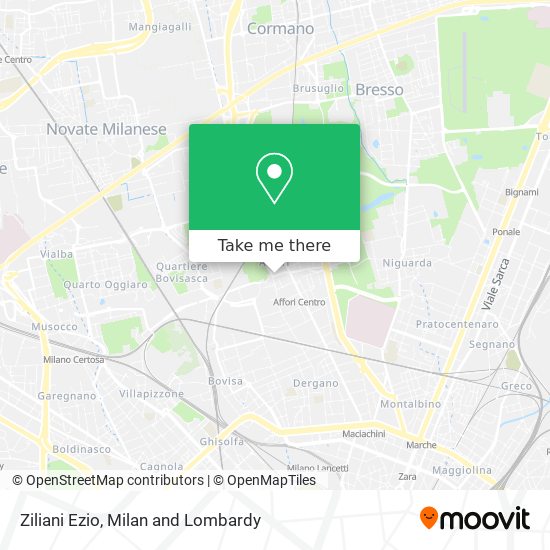 Ziliani Ezio map