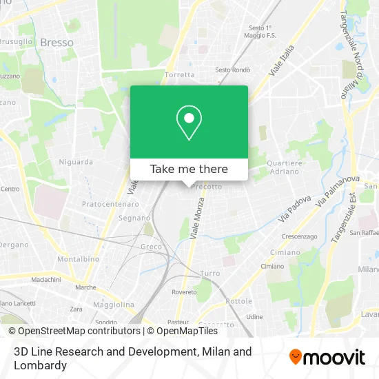 3D Line Research and Development map