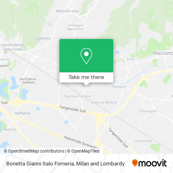 Bonetta Gianni Italo Forneria map
