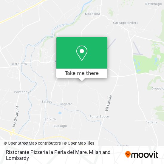 Ristorante Pizzeria la Perla del Mare map
