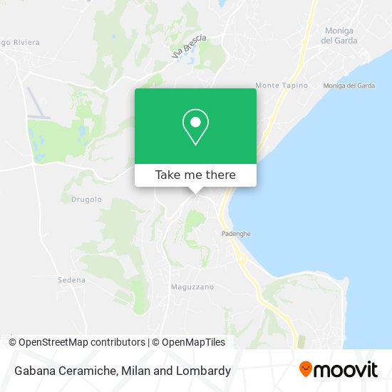 Gabana Ceramiche map
