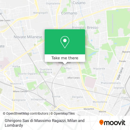 Ghirigoro Sas di Massimo Ragazzi map