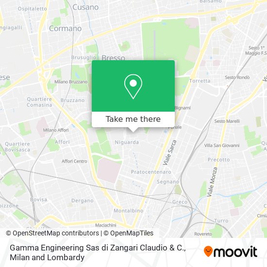 Gamma Engineering Sas di Zangari Claudio & C. map