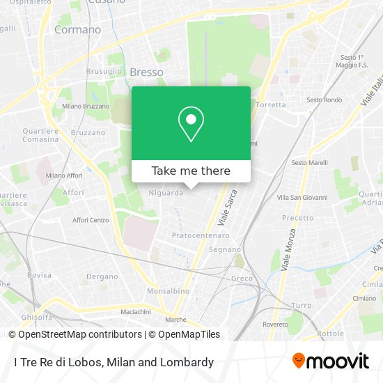 I Tre Re di Lobos map