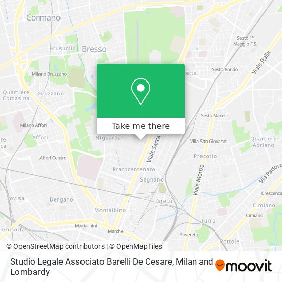 Studio Legale Associato Barelli De Cesare map