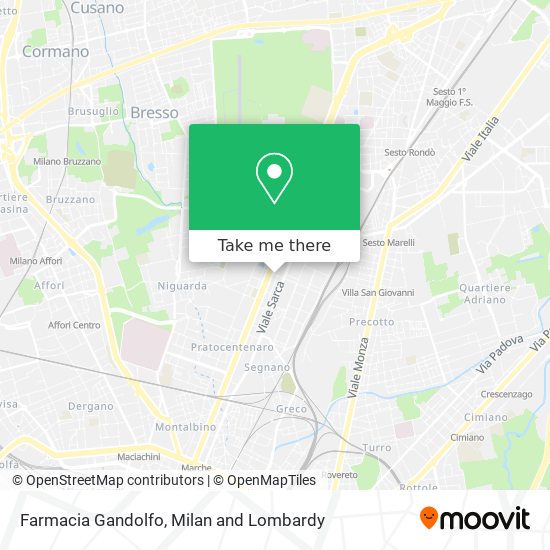 Farmacia Gandolfo map