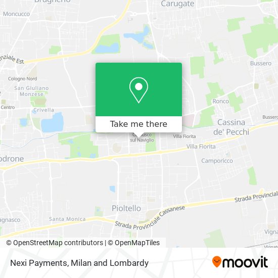 Nexi Payments map