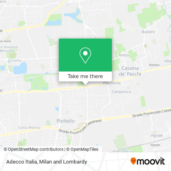 Adecco Italia map