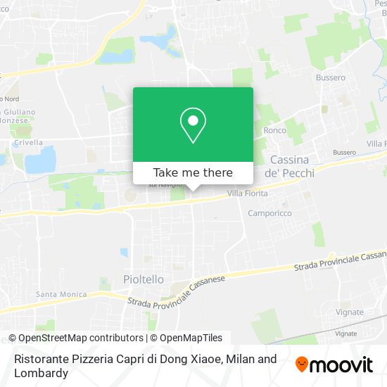 Ristorante Pizzeria Capri di Dong Xiaoe map