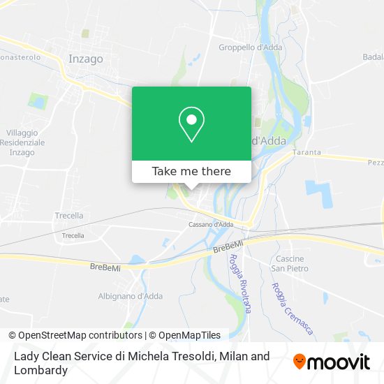 Lady Clean Service di Michela Tresoldi map