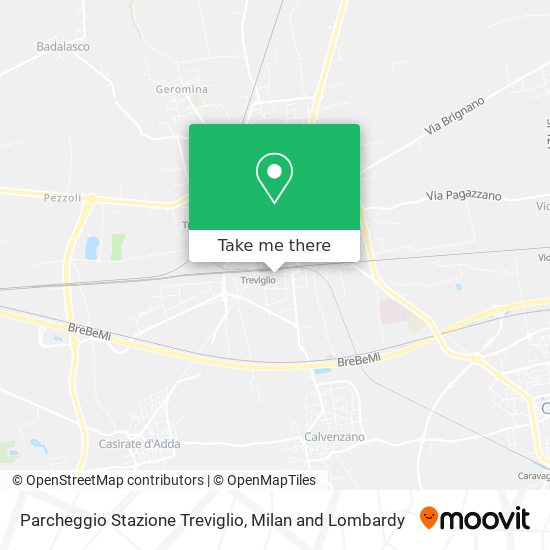 Parcheggio Stazione Treviglio map