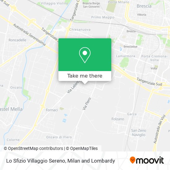 Lo Sfizio Villaggio Sereno map