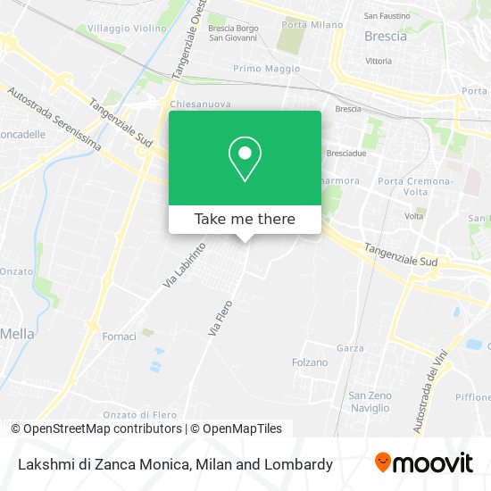 Lakshmi di Zanca Monica map