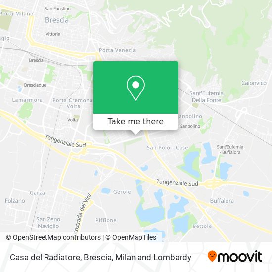 Casa del Radiatore, Brescia map