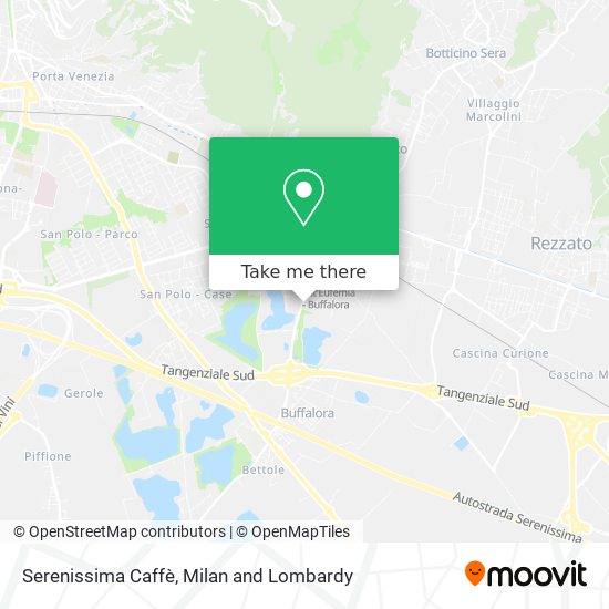 Serenissima Caffè map