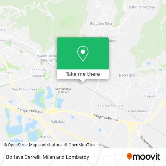 Boifava Carrelli map