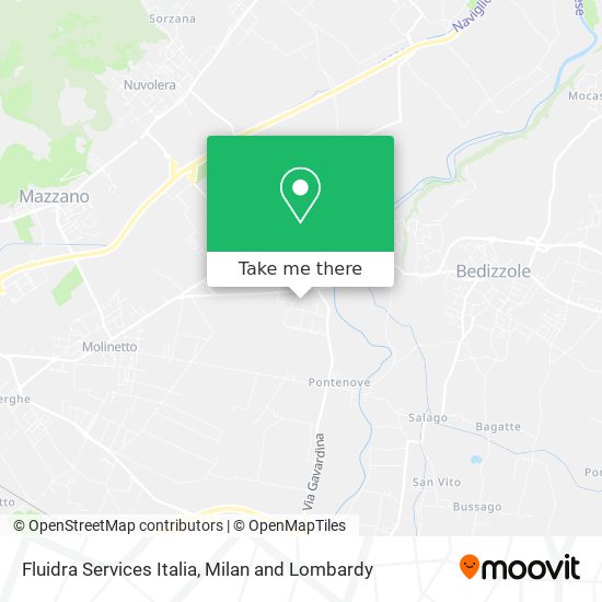 Fluidra Services Italia map