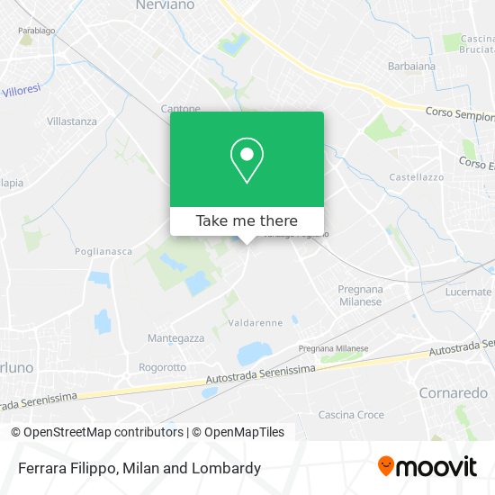 Ferrara Filippo map