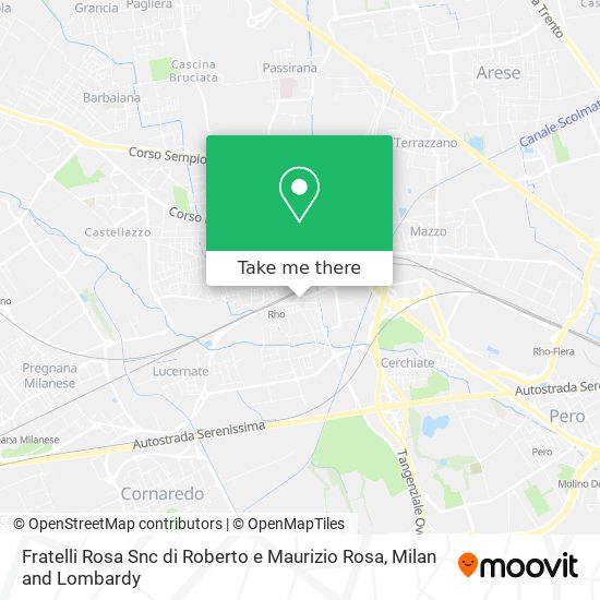Fratelli Rosa Snc di Roberto e Maurizio Rosa map